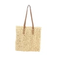 thumbnail image 2 of Bolso de hombro para mujer Strade Fareast Limited Tejido a mano moda vacaciones compras al aire libre trabajo Beige, 2 of 8
