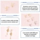 thumbnail image 4 of 60 piezas de 6 estilos de pendientes de botón con aro de estrella, pendientes de poste de acero inoxidable con forma de estrella y 100 tuercas de plástico para pendientes., 4 of 6