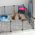 thumbnail image 4 of Guinea Pig Rabbit Hay Feeding Bag Small Animal Hay Feeder Bag Pet Hanging Feeder Sack Small Animals Feeding Device Supply for Chinchilla Hamsters Hay Storage, 4 of 5