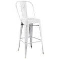 thumbnail image 3 of Modway Promenade 30" Metal Bar Stool in White, 3 of 5