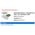 thumbnail image 2 of Blower Motor Resistor - Compatible with 2009 - 2017 Volkswagen Tiguan 2010 2011 2012 2013 2014 2015 2016, 2 of 2