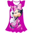 thumbnail image 1 of Disney Minnie Mickey Mouse 3D estampado niñas vestido verano Minnie Mickey moda vestido Mickey Mouse fiesta princesa dibujos animados vestidos 9T Gao Jinjia LED, 1 of 2
