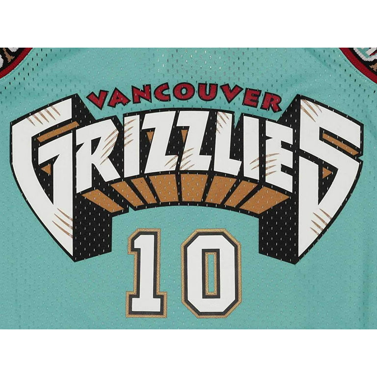 Mitchell & Ness Vancouver Grizzlies Mike Bibby #10 '98-'99 Marble Swingman  Jersey Teal