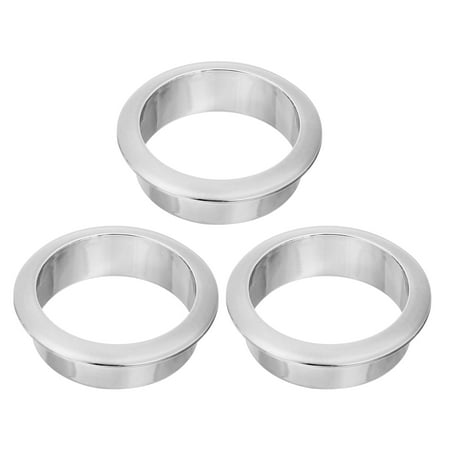 

3 Pcs 1.97 inch (50mm) Nylon Desk Grommets Plastic Cable Hole Cover Wire Cord Cable Organizer Silver