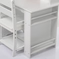 thumbnail image 5 of Eastvita ' Desk Chair Set - Wooden Study Table with Storage Shelves Bulletin Board Hutch for Homework Reading, 5 of 5