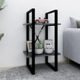 thumbnail image 1 of vidaXL 2-Tier Book Cabinet Grey 40x30x70 cm Engineered Wood, 1 of 4