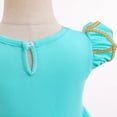 thumbnail image 5 of Baby & Toddler Girls Jasmine Princess Dress Short Sleeve Cosplay Dress Up, 5 of 6