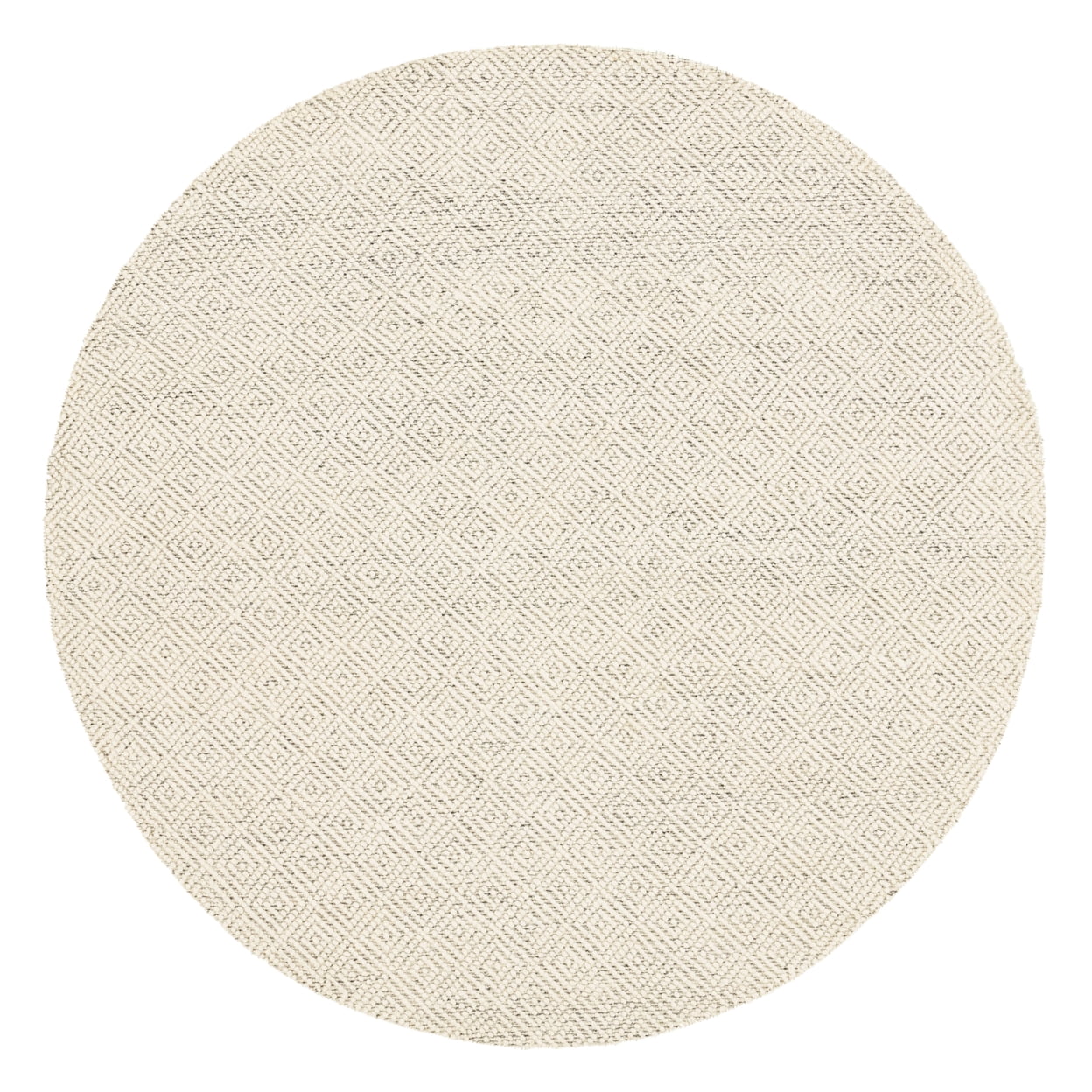SAFAVIEH Natura Eanna Geometric Wool Area Rug, Ivory/Light Grey, 5' x 8'