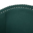 thumbnail image 3 of Noble House Maya Fabric Swivel Chair, Green, Black, 3 of 8
