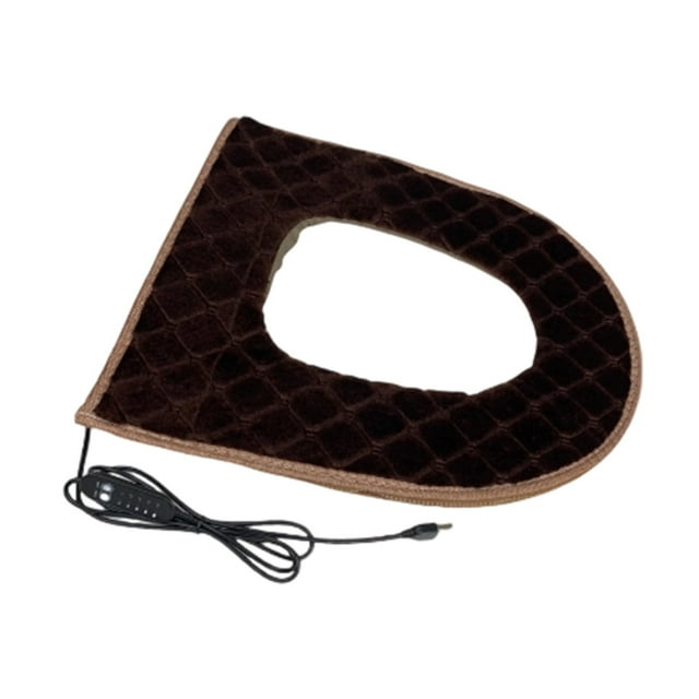 Housse de Siège Chauffante Alimentée par USB, Coussin en Flanelle à Chauffage Rapide avec Température Réglable pour Usage Domestique, Lavable en Machine, Coussin de Siège Lombaire pour Adultes Conducteur