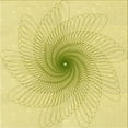 thumbnail image 1 of Ahgly Company Machine Washable Indoor Square Transitional Sun Yellow Area Rugs, 5' Square, 1 of 7