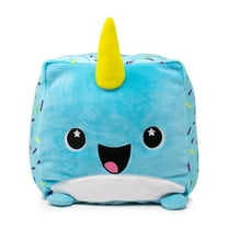 Moosh-Moosh Official 10 inch Poindexter the Whaleshark Squared - Kid's Ultra Soft Stuffed Plush Toy