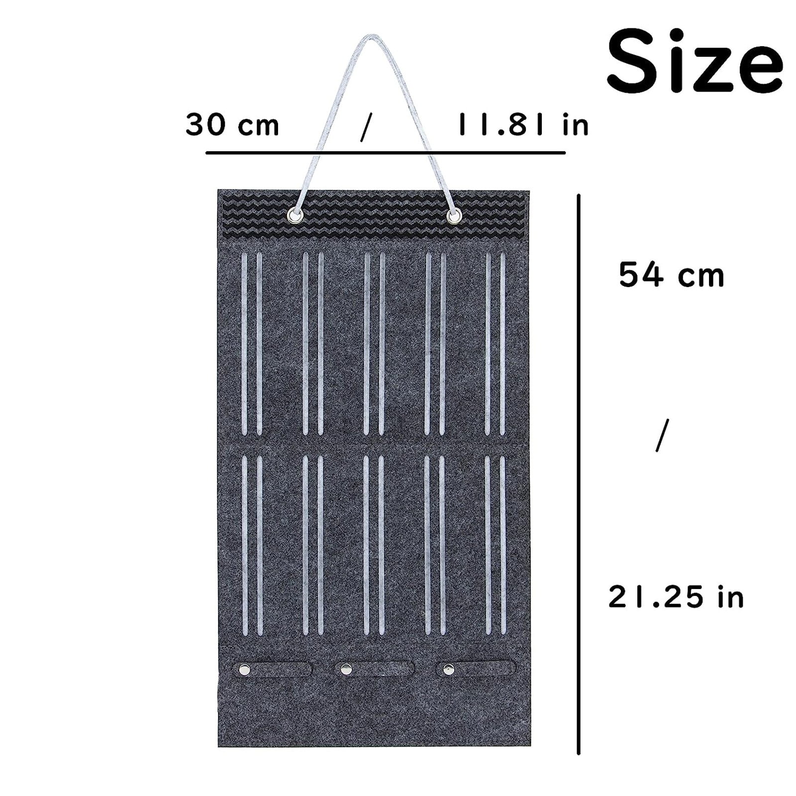 Hair Bows Holder Large Capacity Hair Clips Storage Hanger Wall Display for Girl Room Nursery Decor Sturdy 42 Inch Black