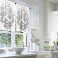 thumbnail image 2 of LALILO Kitchen Curtains and Valances Set of 3 36" Magic Window Treatment Tiers for Window Decor, 2 of 5