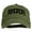 Olive Green, variant on Halloween Boo Sign Embroidered Washed Cap - Stone OSFM