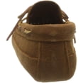 thumbnail image 3 of Minnetonka Mens Suede Moccasin Slippers, Double Bottom Softsole Moc Slip-on, 3 of 7