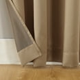 thumbnail image 4 of Sun Zero Madison Room-Darkening Grommet Curtain Panel, 54"X84", Taupe, 4 of 7