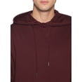thumbnail image 3 of Klizzer Luxury 100% Cotton Hoodies for Men - Rich Fabric, Soft & Comfortable, Maroon (Sizes S-2XL), 3 of 7