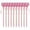Pink, variant on 10Pcs Glitter Heart Shaped Picks,Valentine's Day Love Bowknot Floral Sparkly Sticks,Valentines Floral Picks Puffy Heart Picks,Foam Sparkly Hearts Stems