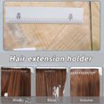 thumbnail image 3 of Hair Extension Hanger, Acrylic Lightweight Display Holder With Dual Locking Suction Cups, Space Saving Design, Wide Application, 3 of 8