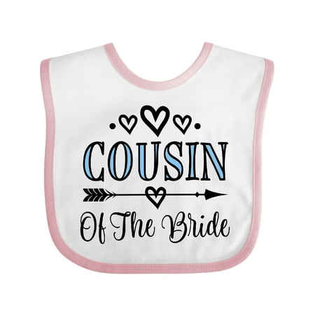 

Inktastic Cousin of the Bride Wedding Gift Baby Girl Bib