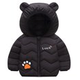 thumbnail image 5 of Abcomgle Toddler Winter Coat Cute Bear Ears Hooded Puffer Jacket Kids Lightweight Puffer Padded Light Jacket for Boys Winter Warm Baby Coat, 5 of 9