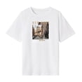 thumbnail image 1 of Camiseta de mujer Ropa deportiva de moda Camiseta básica para viajes Oficina Caminar Trabajo S, 1 of 7