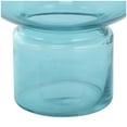 thumbnail image 6 of DecMode 12", 10", 7"H Round Blue Glass Vase with Varying Shapes and Sizes, Set of 3, 6 of 17