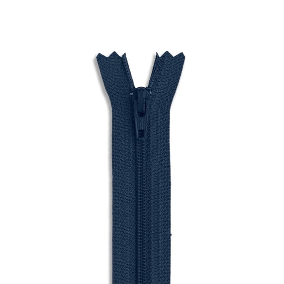 Navy Zipper 24" Heavy Duty Zipper Plastic Zipper Nylon Coil Zipper Non-Separating Zipper Sewing Zipper Crafts Zipper Tooth Size of 3 mm