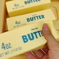 thumbnail image 2 of Taotanxi 2Pcs Butter Toys, Super Soft Butter-Shaped Slow Rising, Sticky Butter Sticks Squeeze Toys, Realistic Food Soft Fidget Toys for Decompression Anxiety Relaxation(Light Yellow,2PC), 2 of 8