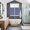 Blue, variant on Navy Blue Kitchen Curtains Window Panels, Traditional Tribal Abstract Geometric Art Insulated Window Treatment Curtain, Grommet Curtains for Bedroom/Living Room/Bathroom, 2 Piece 52"Wx72"L