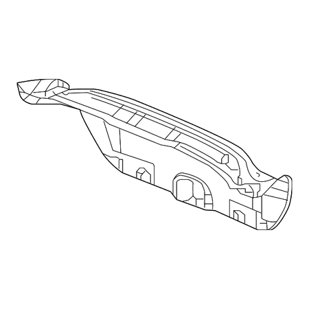 Honda Trunk Lid - Genuine OE Honda Trunk Lid Trim 84620-TR3-A11ZA