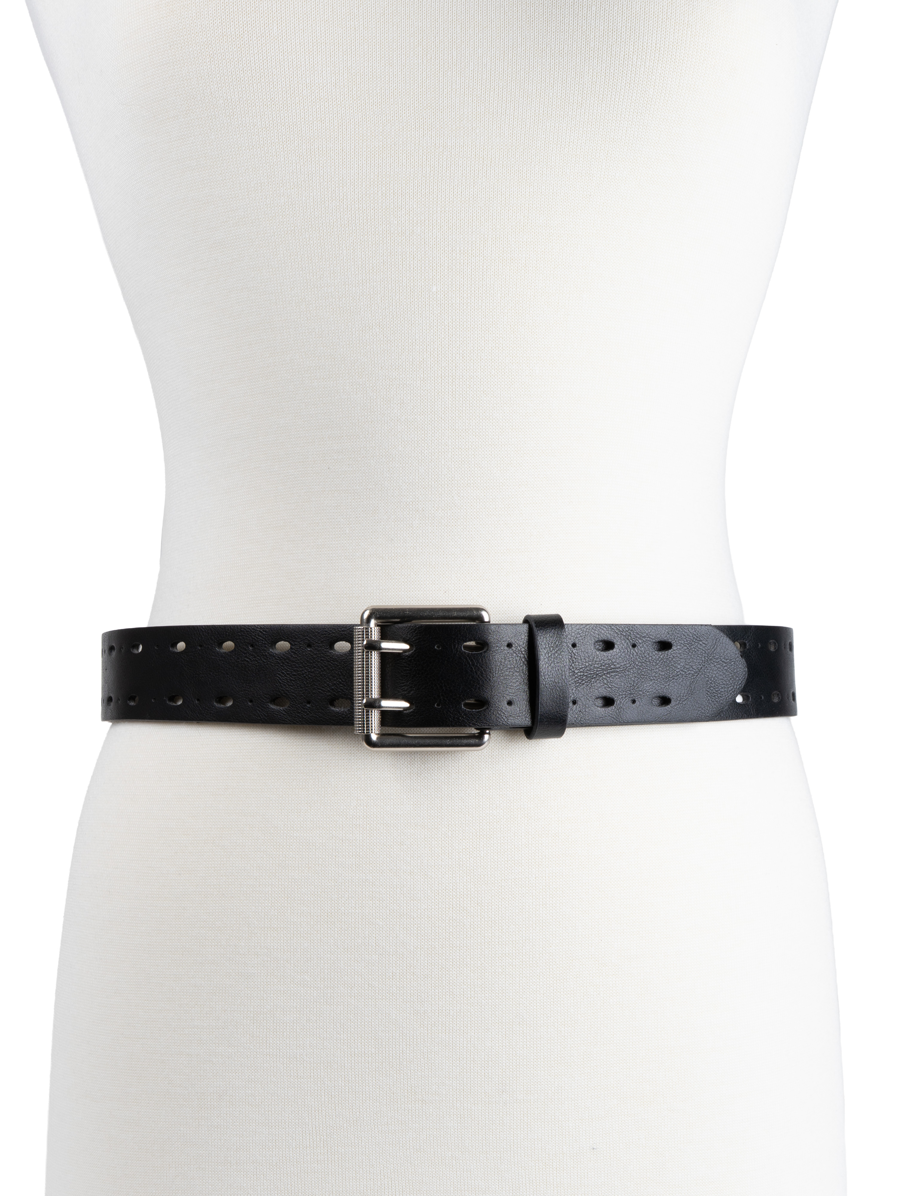 Time and Tru Women's Double Prong Perforated Belt photo 3