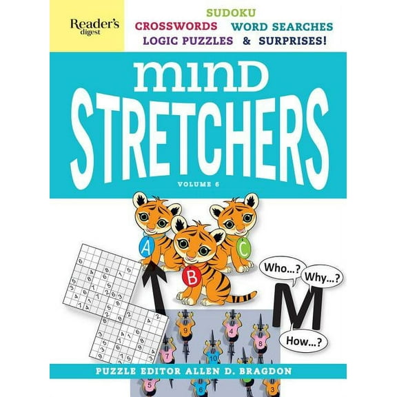 Mind Stretcher's Reader's Digest Mind Stretchers Puzzle Book Vol. 6, 6, Book 6, (Spiral-Bound)