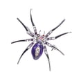 thumbnail image 5 of Broche cristal de aleación plateado, joyería de disfraz de Halloween, 5 of 5