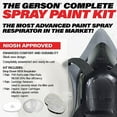 thumbnail image 2 of Gerson NIOSH Drop Down Complete Spray Paint Kit Half Mask With Replaceable OV/P95 Medium, 2 of 6