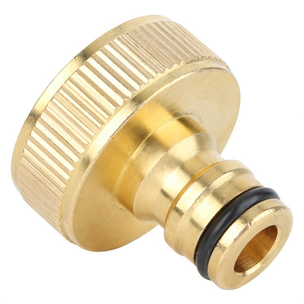 Gilmour 500GFA LeakFree Faucet To Hose Connector – Easy Connect, Brass-847462