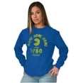 thumbnail image 4 of PACMAN 80s Arcade Game Nom Nom Unisex Plus Size Long Sleeve Tee Shirt Brisco Brands 2X, 4 of 5