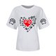thumbnail image 5 of Tops Y Blusas de las Mujeres Estampadas Cuello Redondo Manga Corta, Poliéster Casual Top para Diario, Fiesta Y Todas las Estaciones, 5 of 9