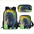 thumbnail image 1 of Mochila Con Estuche Para Lápices Y Bolso De Hombro Para Estudiantes De La Escuela Primaria Back To School, Juego De Tres Piezas Para Redacción Publicitaria Impresa, 1 of 1