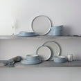 thumbnail image 3 of Noritake ColorTex Stone Aqua 12-Piece Dinnerware Set, Service for 4, 3 of 7
