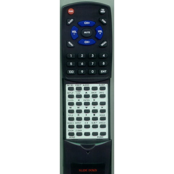 Replacement Remote for SYLVANIA NF018UD, RTNF018UD, LD370SC8S, LD320SS8A, LD320SS8, LD370SS8, LD370SC8, LC370SC8