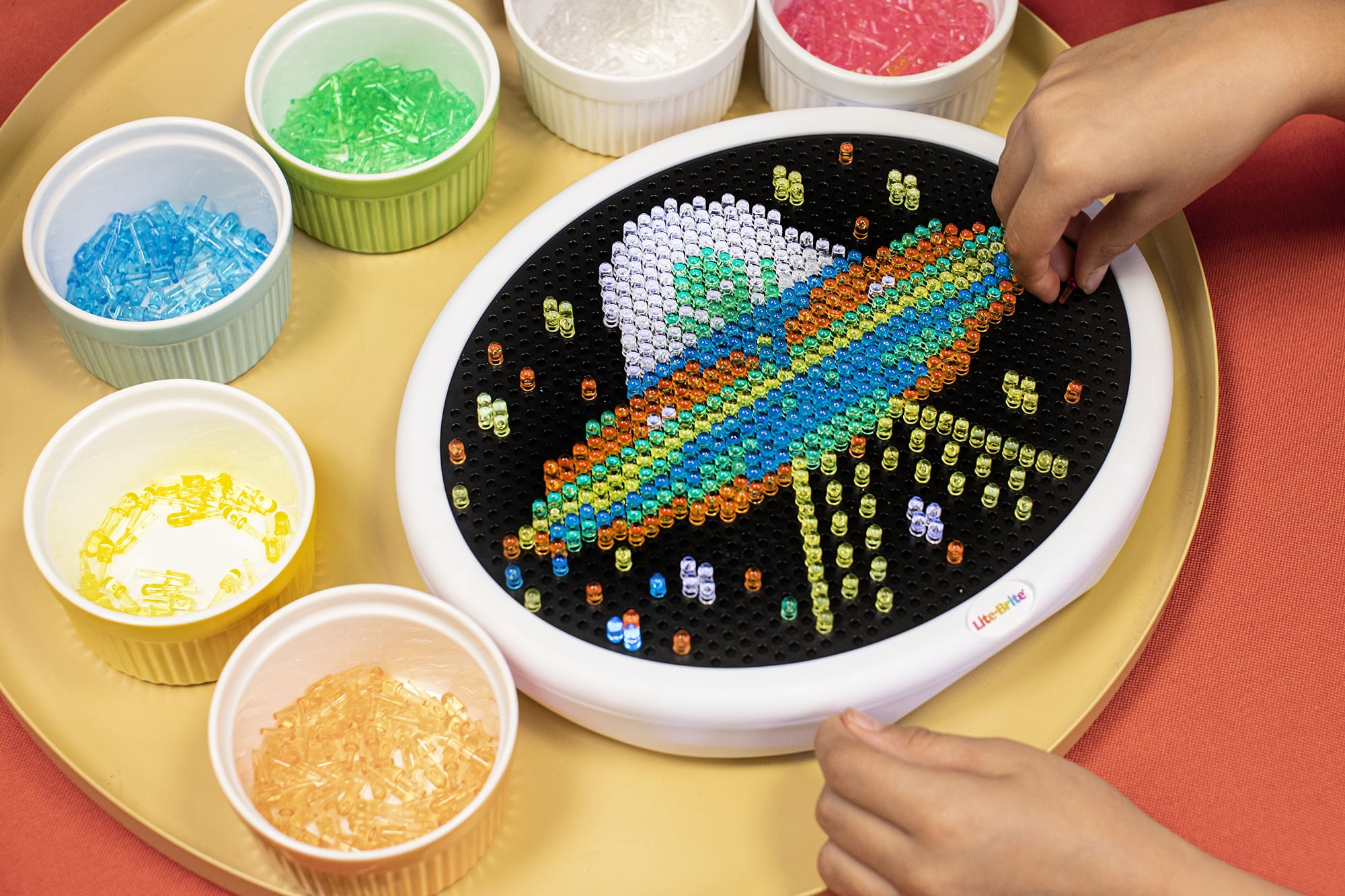 Lite Brite Oval HD Animate Mode Art Template (8 HD Templates)