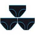 thumbnail image 2 of Pxiakgy panties for women Women's Solid Color Large Size Leak Proof Conservative Low Waist Physiological Pants women's panties, 2 of 4