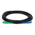 thumbnail image 2 of AddOn - Patch cable - SC/APC single-mode (M) to SC single-mode (M) - 20 m - fiber optic - simplex - 9 / 125 micron - OS2 - OFNR - outdoor, riser - black, 2 of 8