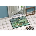 thumbnail image 2 of Watery Pelican, Shrimp, Crab and Oysters Door Mat, 2 of 4