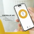 thumbnail image 4 of Merkury Smart Wi-Fi Plug - Smart Outlet Compatible with Alexa & Google, White (3-Pack), 4 of 10