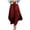 BURGUNDY, variant on Women's Smocked Waist Band Maxi Skirt