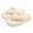 Beige, variant on Womens Platform Sandals Flip Flops - Chunky Thick Sole EVA Beach Pool Shoes, Water-Resistant Quick-Dry Cushioned Comfort Arch Support, Coffee Brown,Size 4.5-6