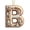 B, variant on JeashCHAT Christmas Initial Ornaments, Personalized Letters Christmas Tree Decoration Pendant, Acrylic Initial Shape Xmas Tree Hanging Decor Christmas Gifts